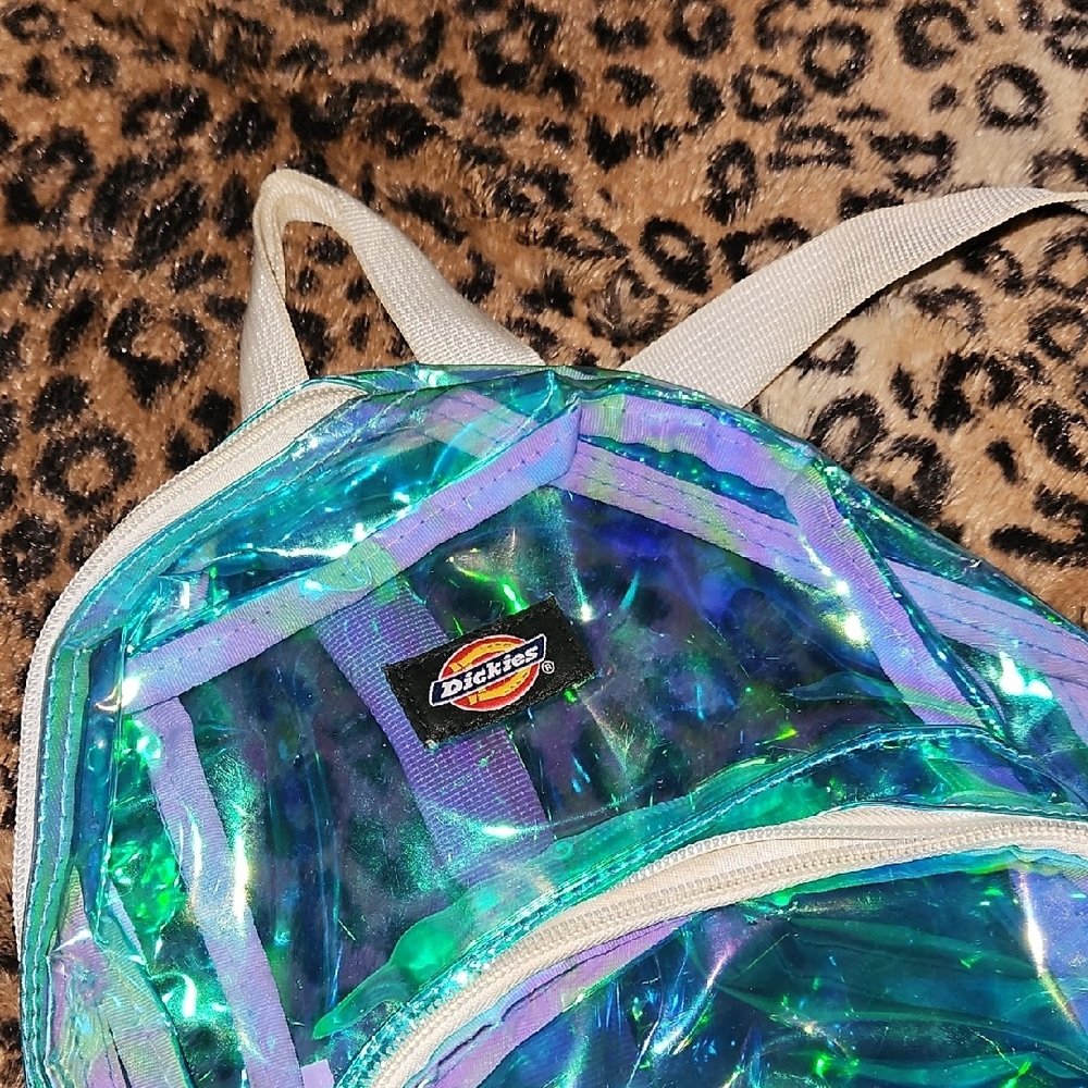 Dickies Iridescent Blue Mini Backpack - Picture 2 of 4